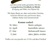 Flyer with Informationen and Dates